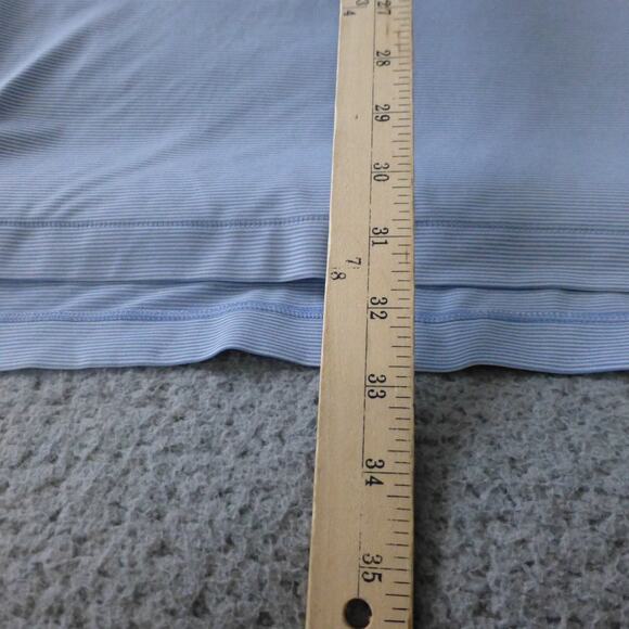 Peter Millar Shirt Mens XL Golf Polo Summer Comfort Performance Blue Stretch - Picture 9 of 10